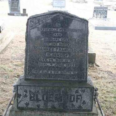 BLOEMHOF Johannes Franciscus 1879-1933