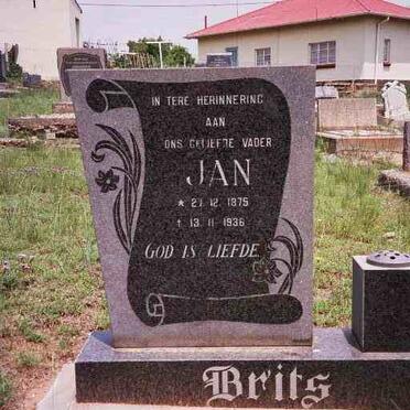 BRITS Jan 1875-1936