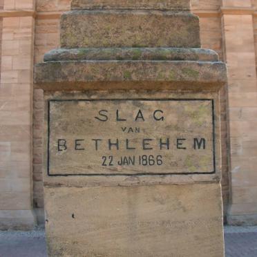 4. Memorial - Slag van Bethlehem 22 Jan 1866