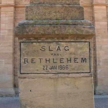 4. Memorial - Slag van Bethlehem 22 Jan 1866