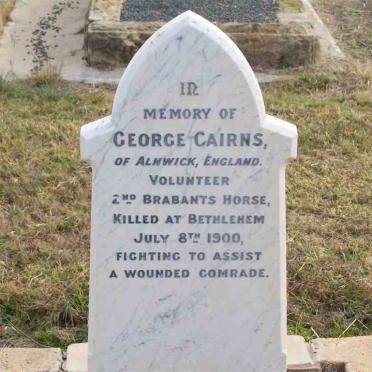 CAIRNS George -1900