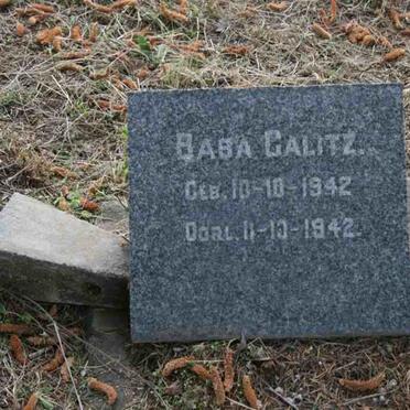 CALITZ baba 1942-1942