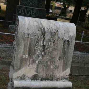 CILLIERS Helena Johanna nee WEEKS 1897-1929