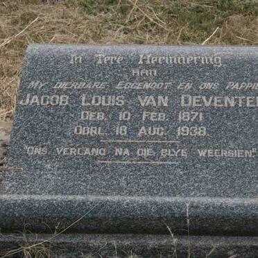 DEVENTER Jacob Louis, van 1871-1938