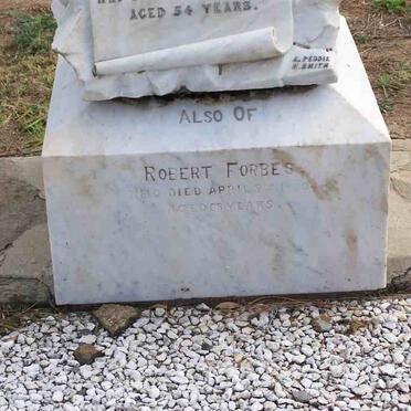 FORBES Robert -1899 &amp; Isabella -1891