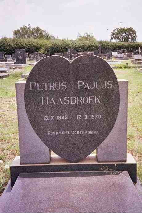 HAASBROEK Petrus Paulus 1943-1970