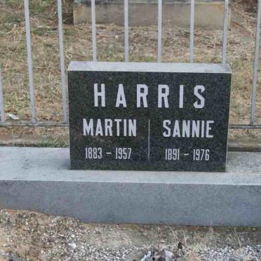 HARRIS Martin 1883-1957 &amp; Sannie 1891-1976