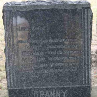 HARPE Mary Anne, de la 1847-1942