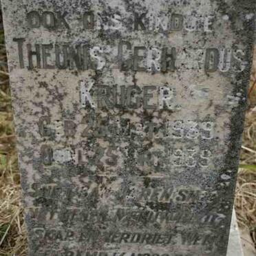 KRUGER Theunis Gerhardus 1939-1939