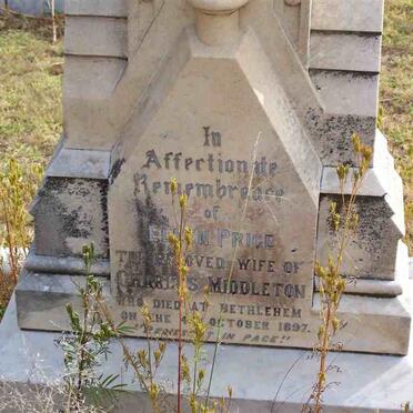 MIDDLETON Ellen nee PRICE -1897