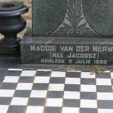 MERWE Maggie, van der nee JACOBSZ -1933