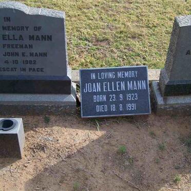 MANN Joan Ellen 1923-1991