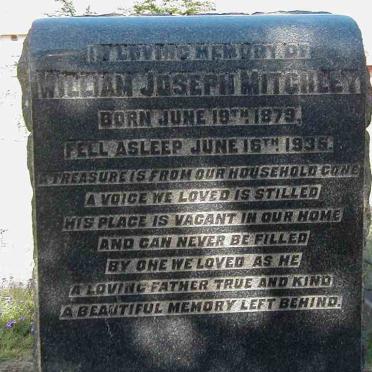 MITCHLEY William Joseph 1879-1935