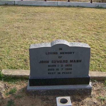 MANN John Edward 1909-1986