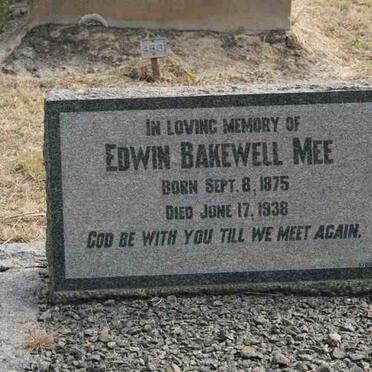 MEE Edwin Bakewell 1875-1938