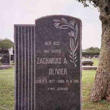 OLIVIER Zacharias A. 1877-19?6