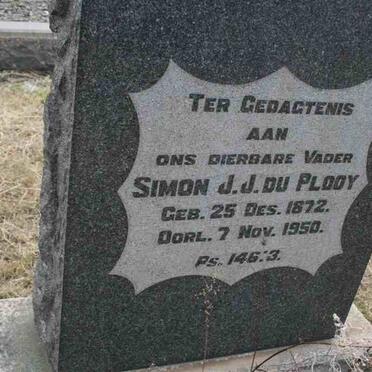 PLOOY Simon J.J., du 1872-1950