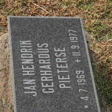 PIETERSE Jan Hendrik Gerhardus 1969-1977