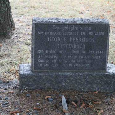 RAUTENBACH George Frederick 1887-1942