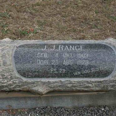 RANGE J.J. 1909-1928