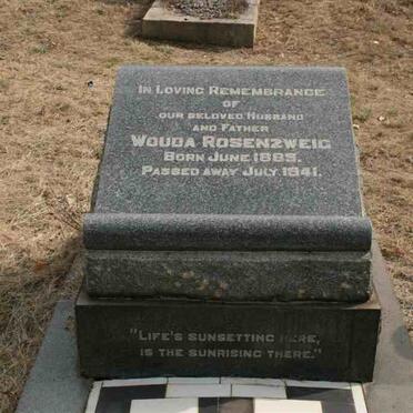 ROSENWEIGH Wouda 1889-1941