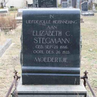 STEGMANN Elizabeth C. 1886-1935