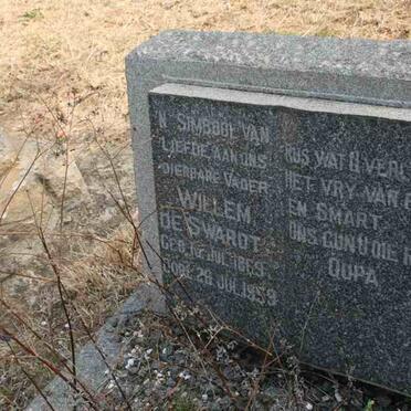 SWARDT Willem, de 1869-1959