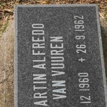 VUUREN Martin Alfredo, van 1960-1962