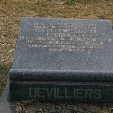 VILLIERS Susanna Johanna, de nee VENTER 1870-1952