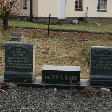 VILLIERS Wessie, de nee LATEGAN 1906-1982 :: DE VILLIERS Sussie 1940-1943