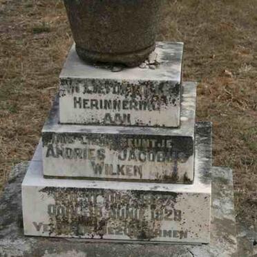 WILKEN Andries Jacobus 1927-1929