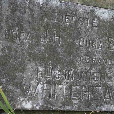 WHITEHEAD J.H. &amp; S.S.M. BRANDERS