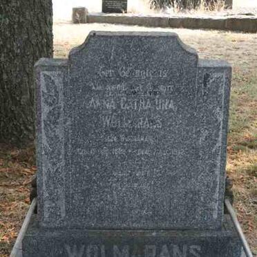 WOLMARANS Anna Catharina nee WOLMARANS 18??-194?