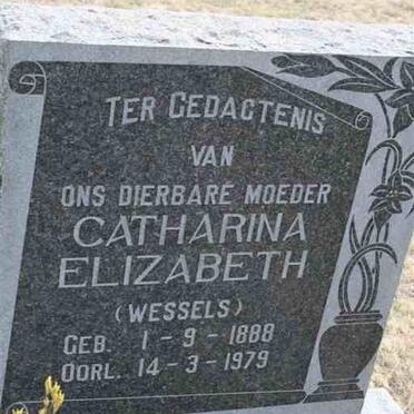 ZIETSMAN Catharina Elizabeth nee WESSELS 1888-1979