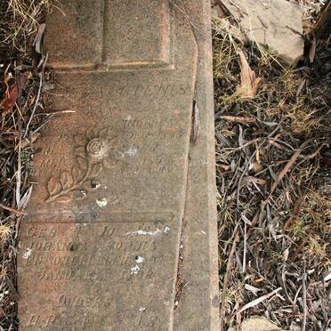 ZYL Abraham Albertus, van 1893-1895 :: VAN ZYL Johanna Sophia 1896-1898