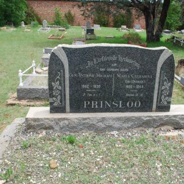 PRINSLOO Anthonie Michael 1862-1930 &amp; Maria Catharina GROBLER 1860-1949