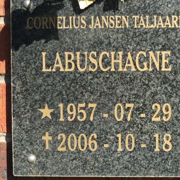 LABUSCHAGNE Cornelius Jansen Taljaard 1957-2006