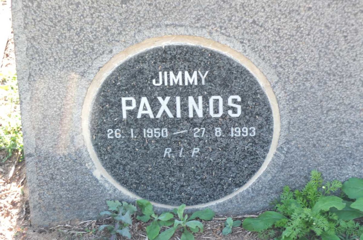 PAXINOS Jimmy 1950-1993