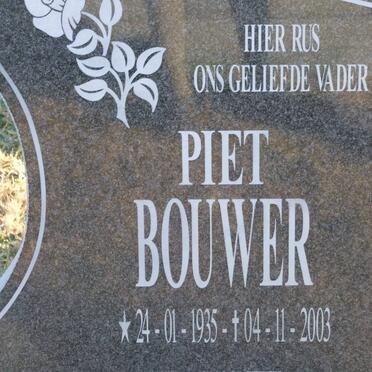 BOUWER Piet 1935-2003