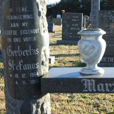 MARX Gerbertus Stefanus 1954-1986