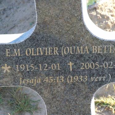 OLIVIER E.M. 1915-2005