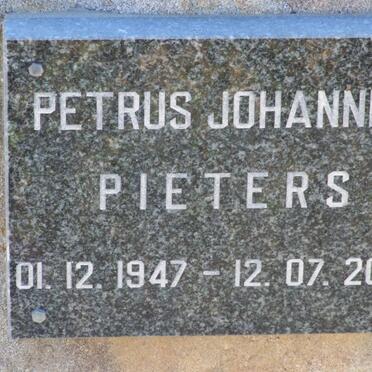 PIETERS Petrus Johannes 1947-2004