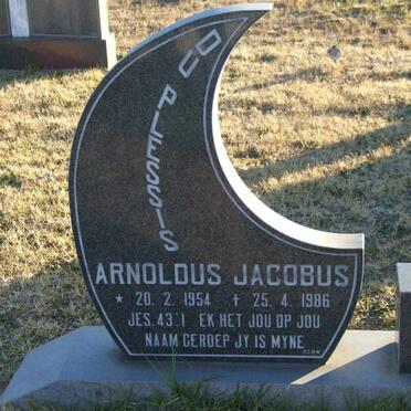 PLESSIS Arnoldus Jacobus, du 1954-1986