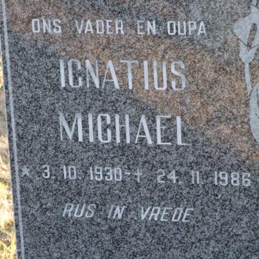 PRINSLOO Ignatius Michael 1930-1986 &amp; Maria Susanna Elizabeth SWAN 1932-