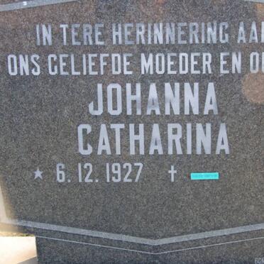 PIENAAR  Johanna Catharina 1927-1996