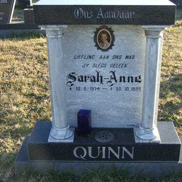 QUINN Sarah-Anne 1974-1985