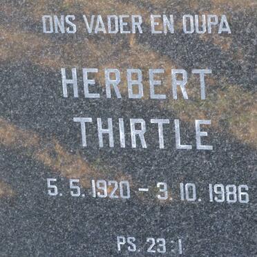 THIRTLE Herbert 1920-1986