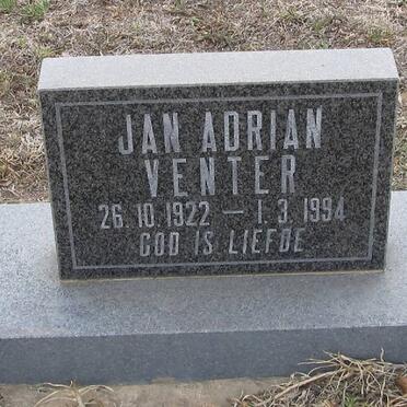 VENTER Jan Adrian 1922-1994
