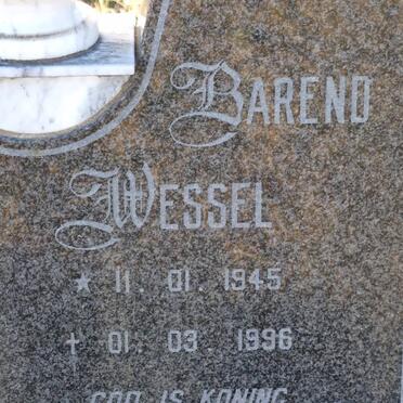 WESSELS Barend Wessel 1945-1996