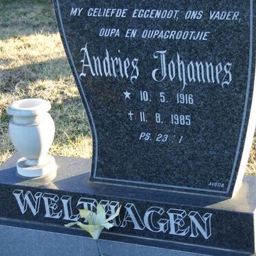 WELTHAGEN Andries Johannes 1916-1985